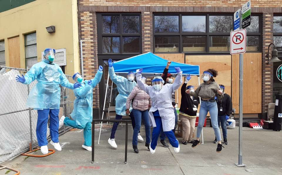 Seattle Indian Health Board staff are providing coronavirus testing at the Chief Seattle Club, which also offers meals, housing assistance, a legal clinic, Native art job training, and other services to American Indians and Alaska Natives experiencing homelessness.