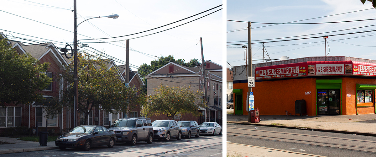 11th Street rowhouses and bodega