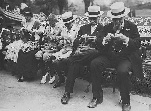 Central Park Knitting Photo