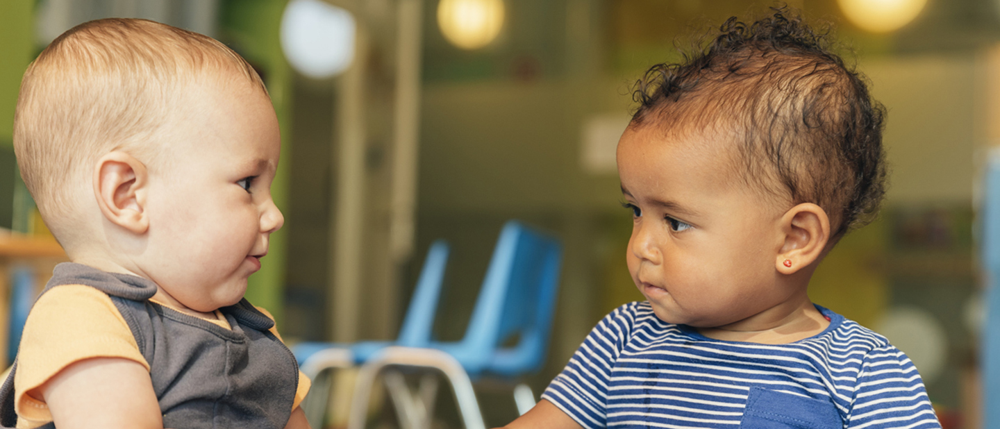Two children play while worrying about CHIP being taken away