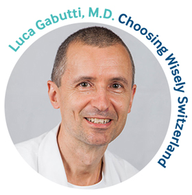 CW_case3_gabutti_bio Luca Gabutti, M.D. Choosing Wisely Switzerland