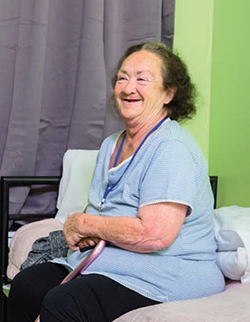 NHF-Maureen.png Maureen, an National Health Foundation guest
