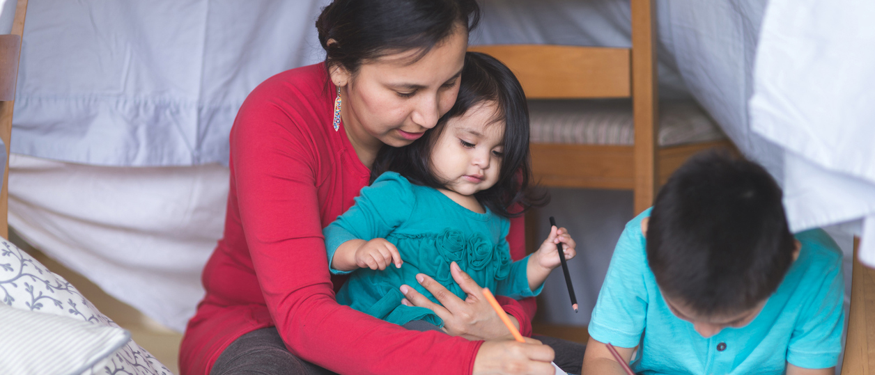 Native American family who may be impacted by Medicaid work requirements