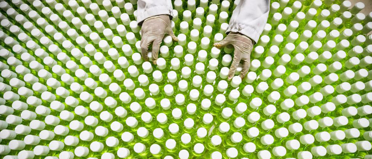 scientist working on pandemic viral solutions