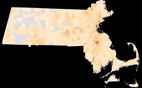 map of Massachusetts map of Massachusetts