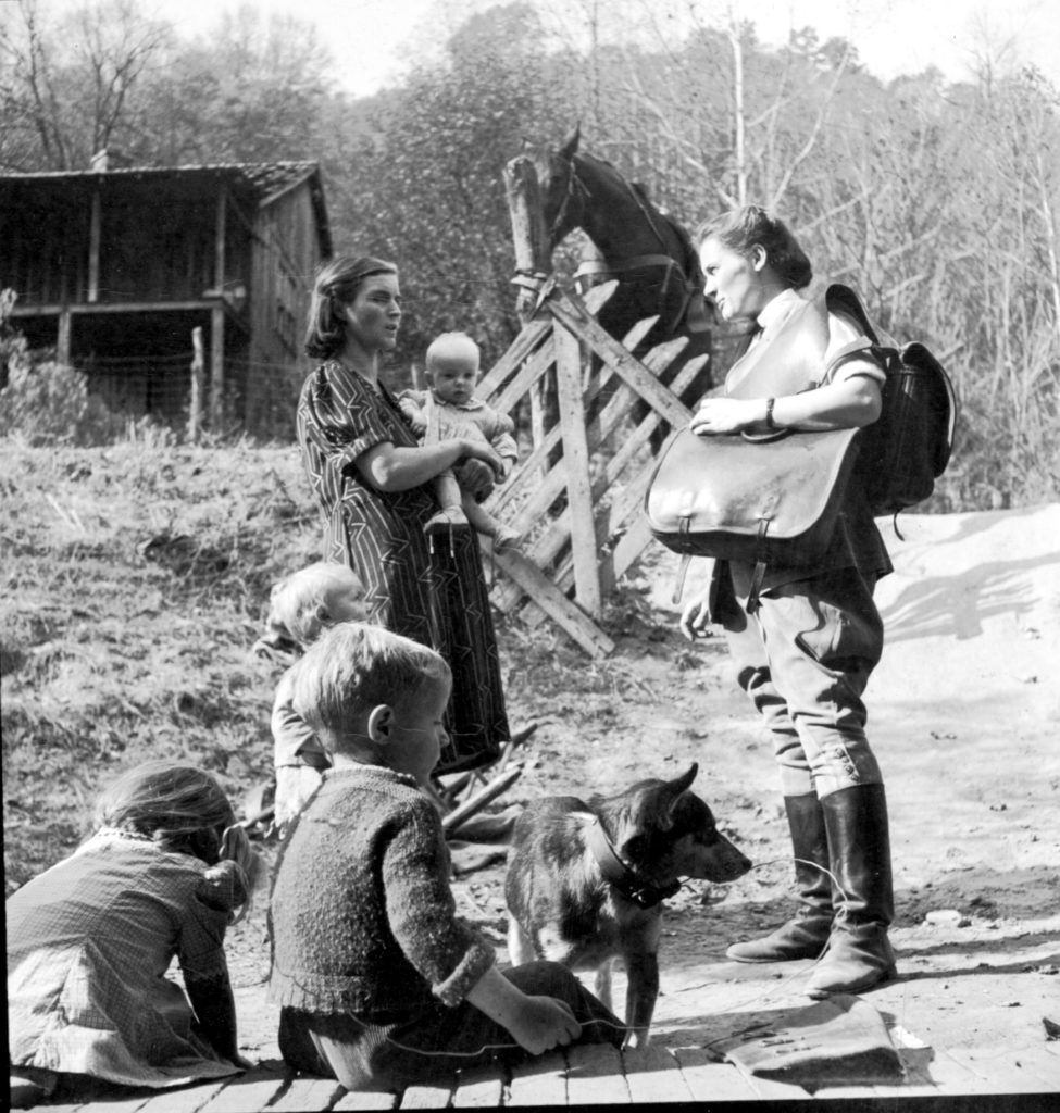 Beginning in the 1920s, nurse midwives, some traveling by horseback, began providing care to families in isolated communities in the Appalachian region of Kentucky.