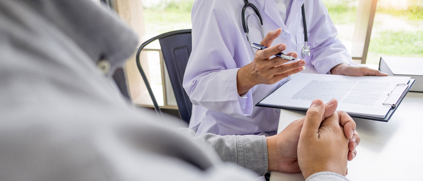 doctor dealing with patient with a short term plan