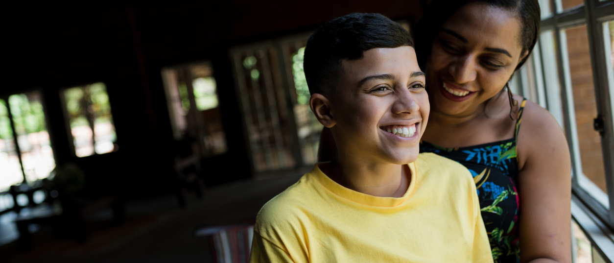 family in supportive housing