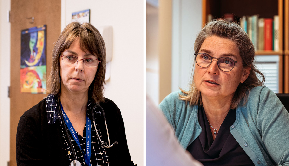 Dr. Marianne Broers (left) and Dr. Ariëtte Sanders (right).