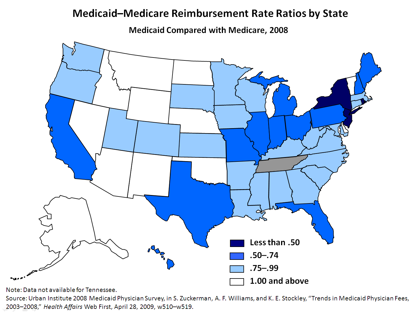MedicaidMedicare Reimbursement Rate Ratios by State Commonwealth Fund