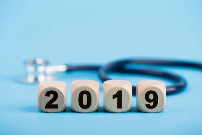 2019 blocks and stethoscope