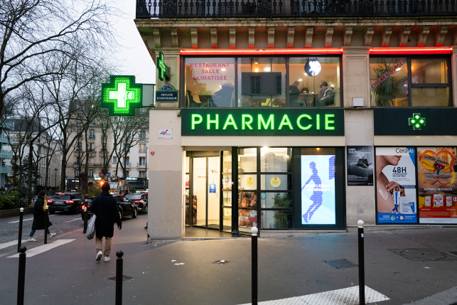 Pharmacy store front