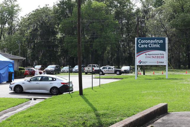 Coronavirus clinic in Alabama