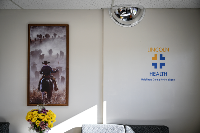 View of hospital waiting room