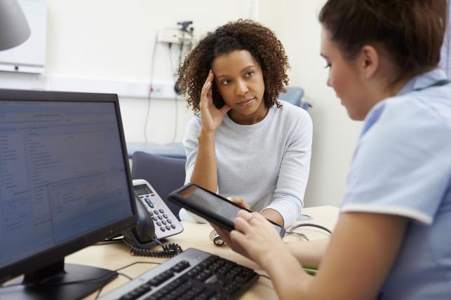 Stressed Young adult who may have enrolled in the marketplace because of the individual mandate