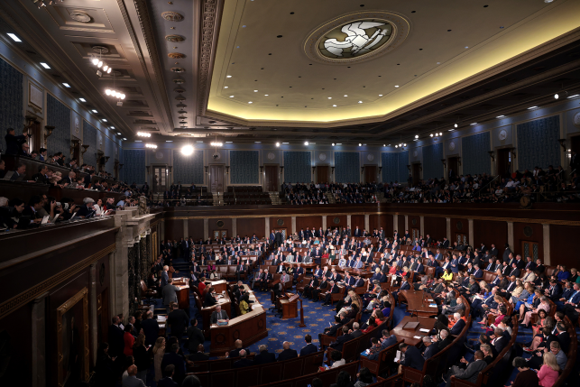 Photo, view of Congress