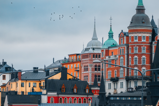 Rooftops in Sweden