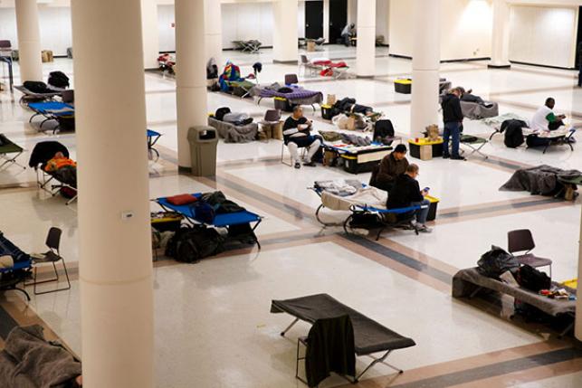 homeless shelter during COVID-19