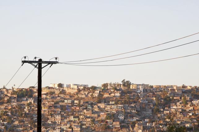 Phone lines over Tijuana