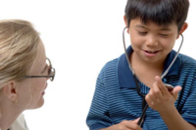 Pediatrician with Boy