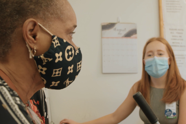 Still from the film "The Divide: Confronting Racism in American Health Care"