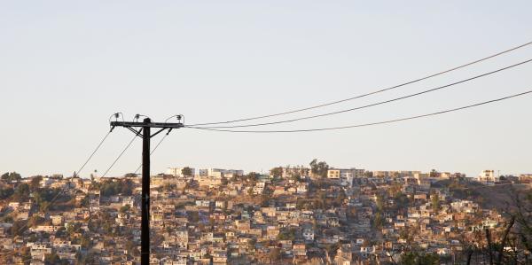 tijuana Phone lines over Tijuana