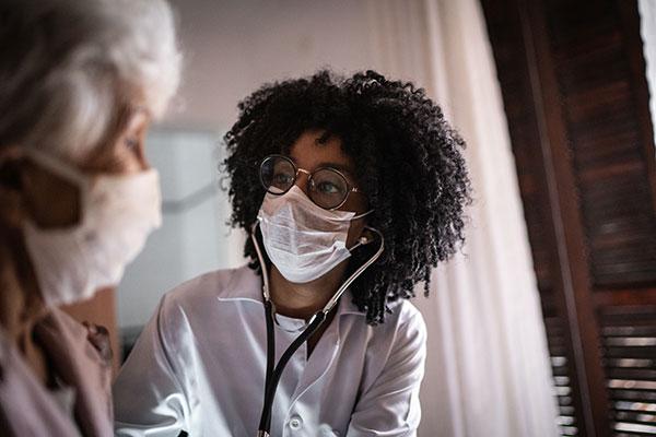 patient uses insurance coverage while seeing doctor
