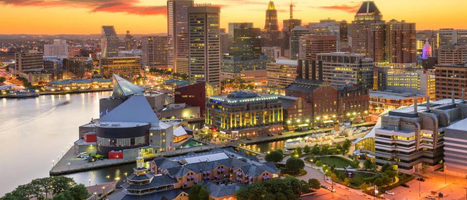 View of Maryland skyline