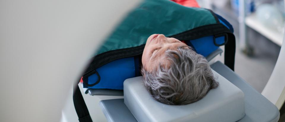 Woman with preexisting condition gets a scan