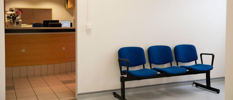 empty waiting room during COVID-19