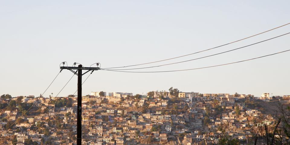 tijuana Phone lines over Tijuana