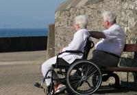 elderly-at-sea-side Elderly at Sea Side