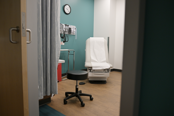 Empty clinic room