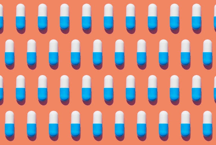 Rows of pills