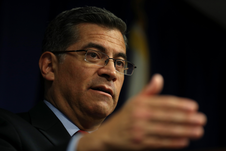 California Attorney General Xavier Becerra