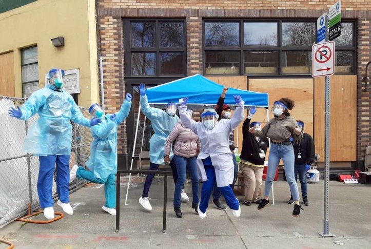 Seattle Indian Health Board staff are providing coronavirus testing at the Chief Seattle Club, which also offers meals, housing assistance, a legal clinic, Native art job training, and other services to American Indians and Alaska Natives experiencing homelessness.