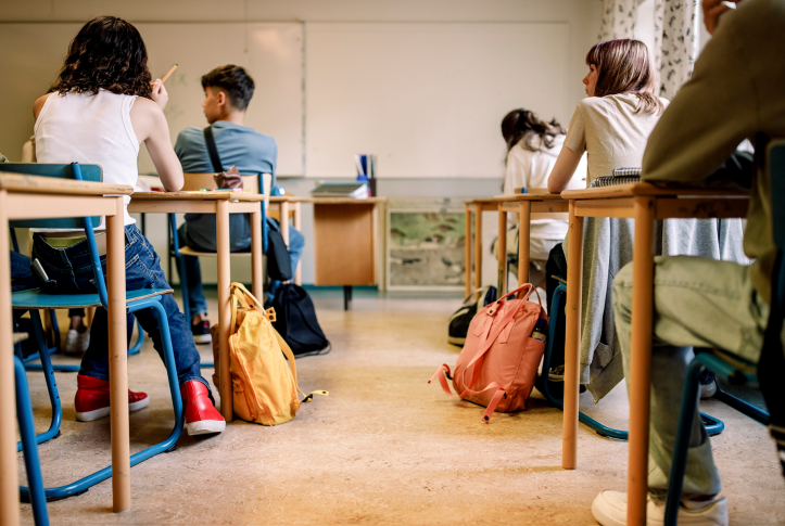 kids in desks