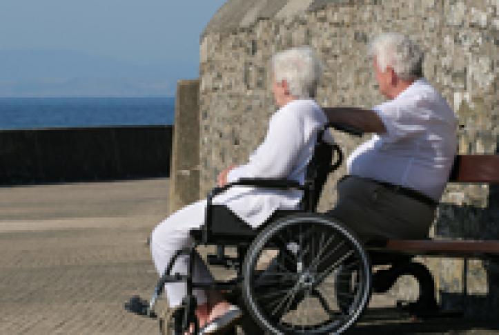 Elderly at Sea Side