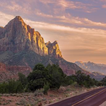 View of Zion National Park, Utah