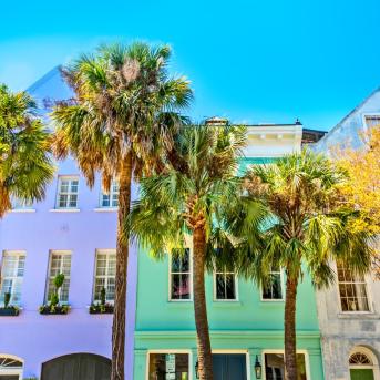 View of buildings in Charleston, South Carolina