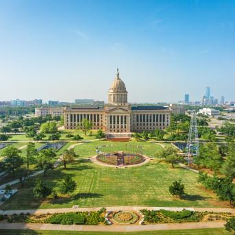 View of State Capitol, Oklahoma