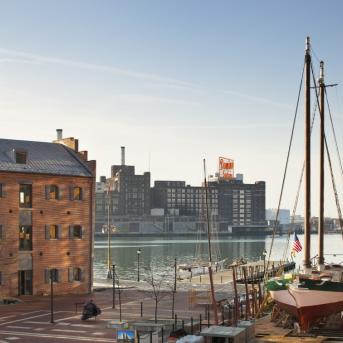 View of Baltimore Harbor, Baltimore, Maryland