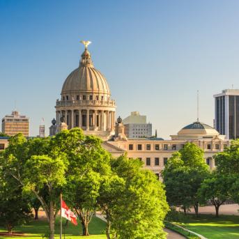 View of Jackson, Mississippi