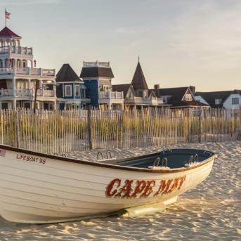 View of Cape May, New Jersey