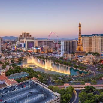 View of Las Vegas strip, Nevada