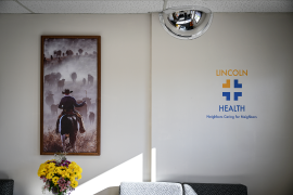 View of hospital waiting room