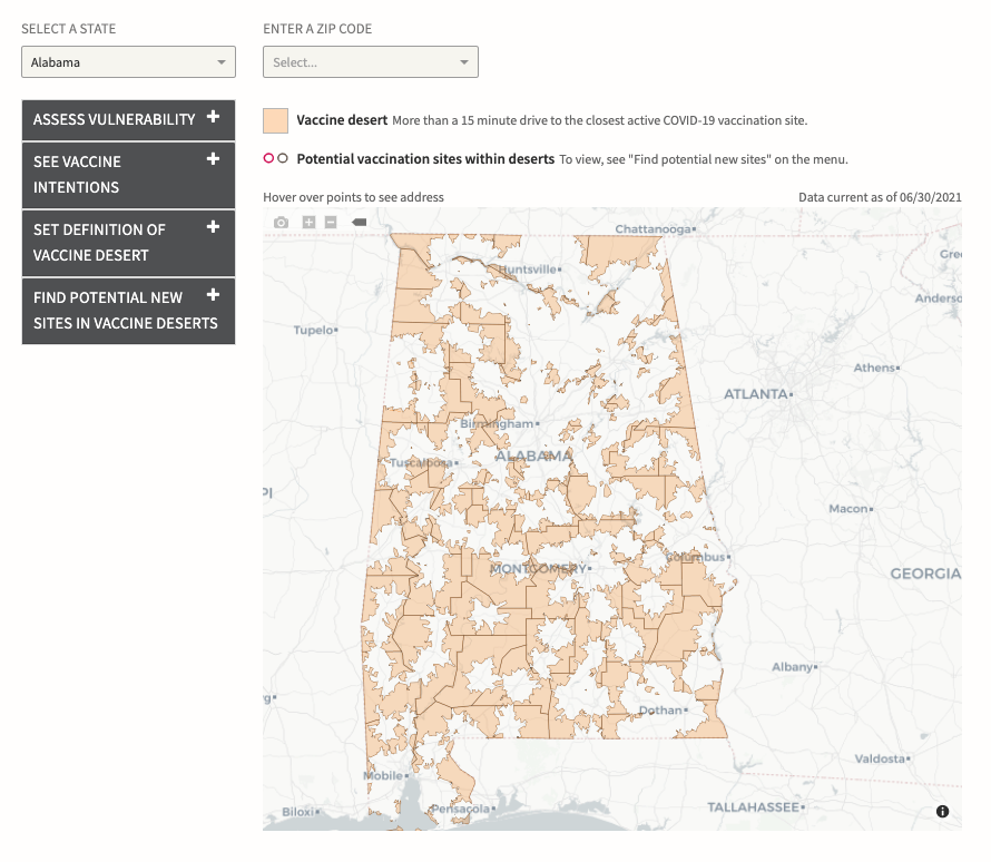 Vaccine Equity Planner